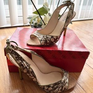 Guess never worn before high heels.